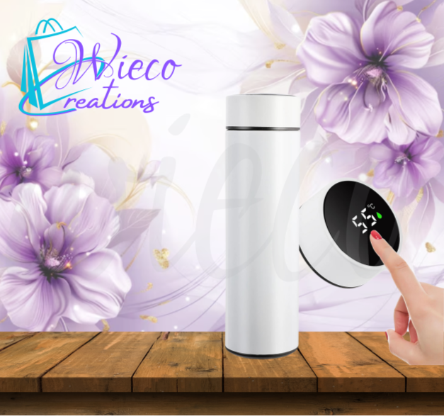 Travel Thermos Flask 450ml with digital temperature display