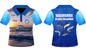 Kids Vaaldriehoek Diepsee Hengelklub Fishing Shirt