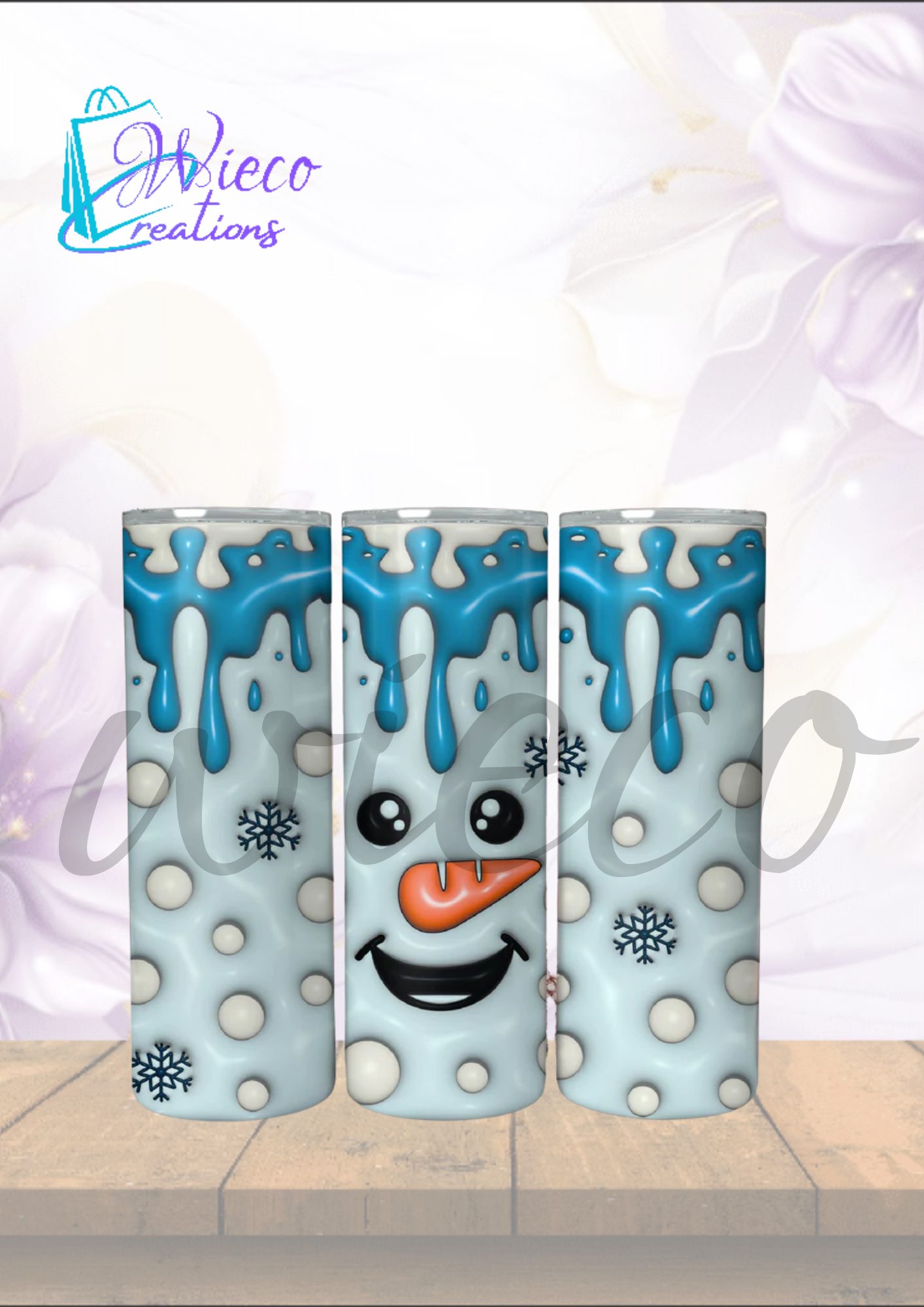 3D Inflated Xmas 1 Drinkware