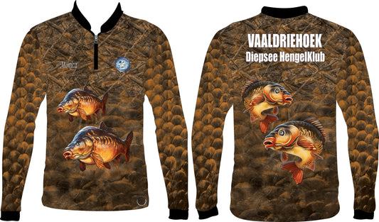 Karp Vaaldriehoek Diepsee Hengelklub Long Sleeve Shirt