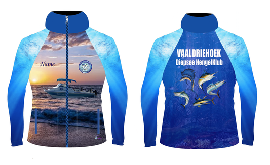 Kids Vaaldriehoek Diepsee Hengelklub Windbreaker