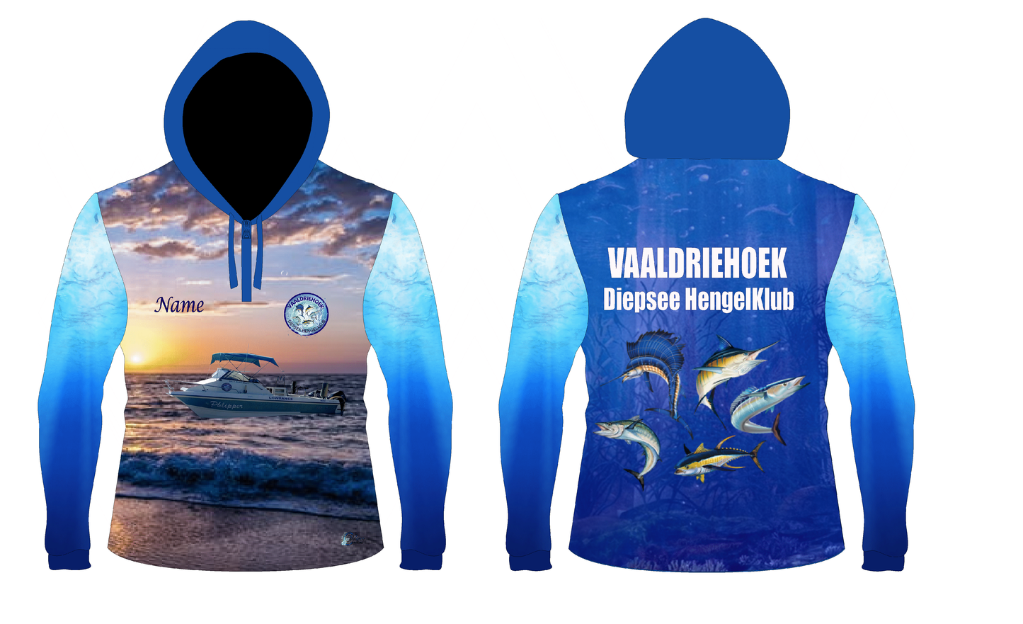 Vaaldriehoek Diepsee Hengelklub Hoodie