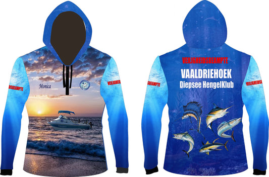 Vaaldriehoek Diepsee Hengelklub Hoodie - Safety
