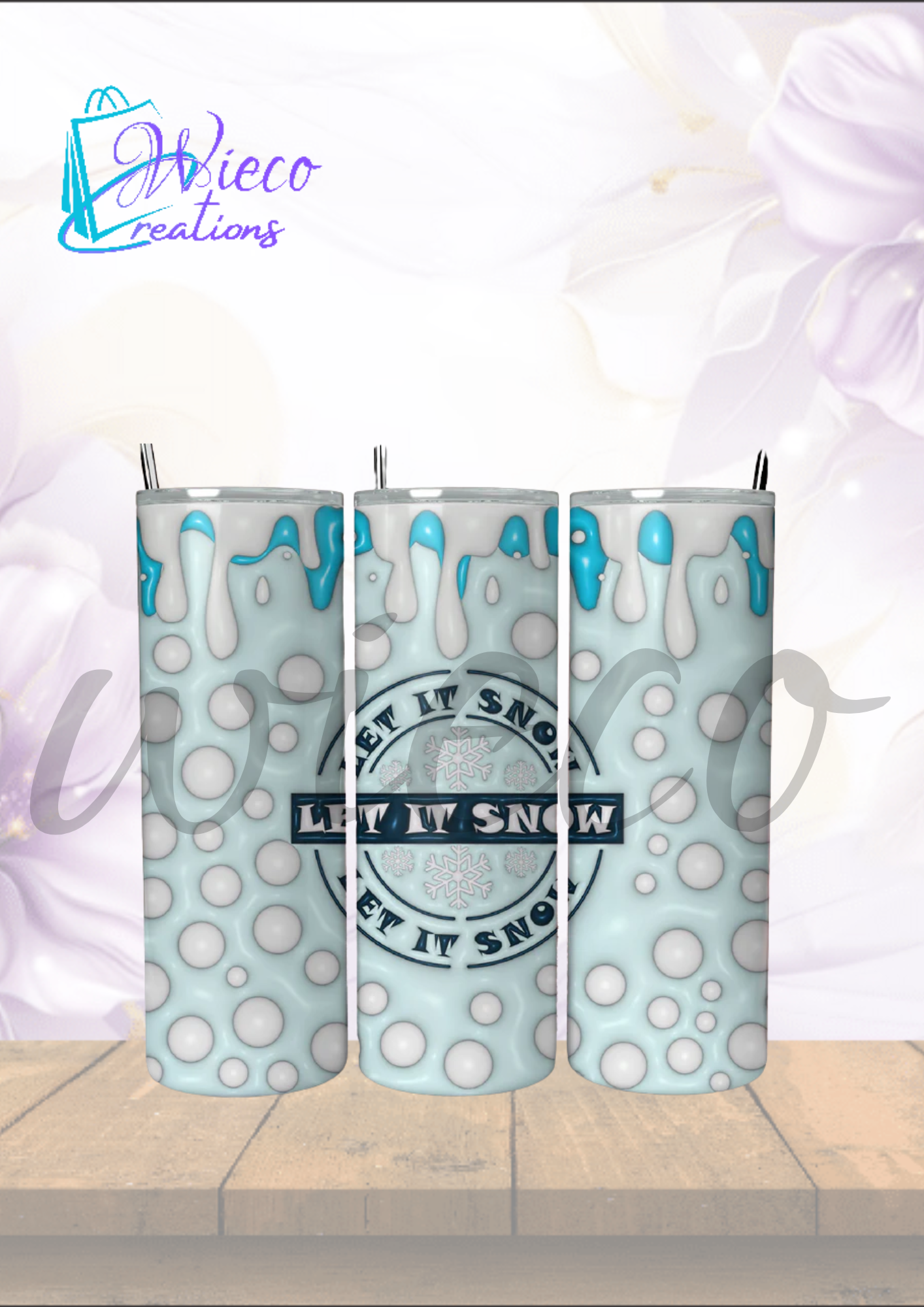 3D Inflated Xmas 6 Drinkware