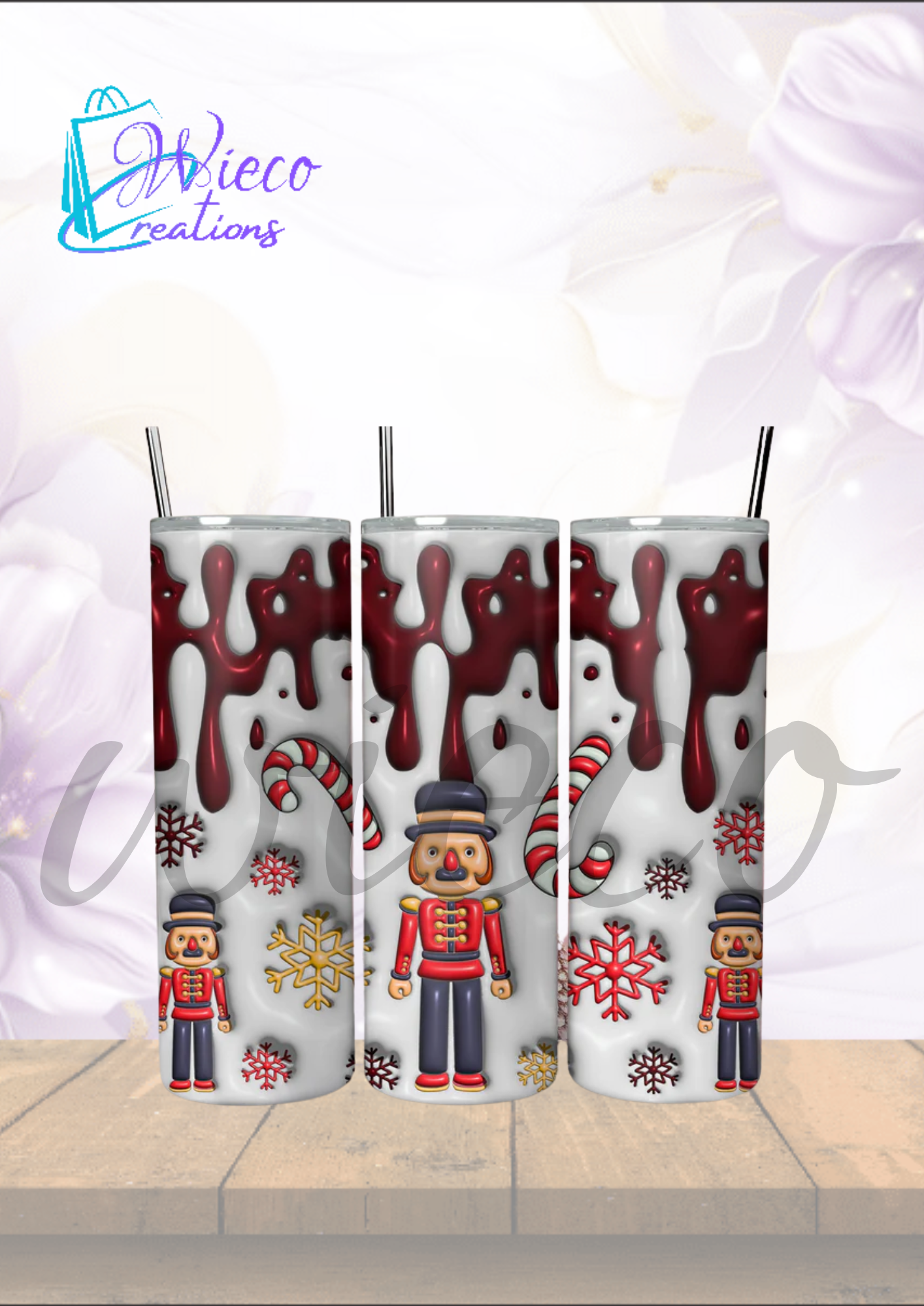 3D Inflated Xmas 9 Drinkware