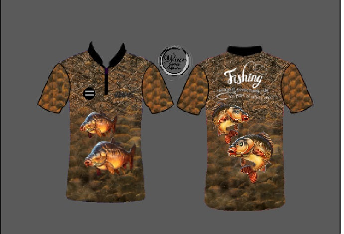 Kids Carp Camo Brown