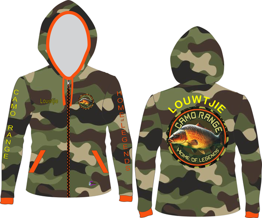 Camo Range Windbreaker Hoodie