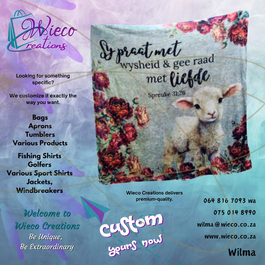 Sy praat met Wysheid - Rooi Peonies