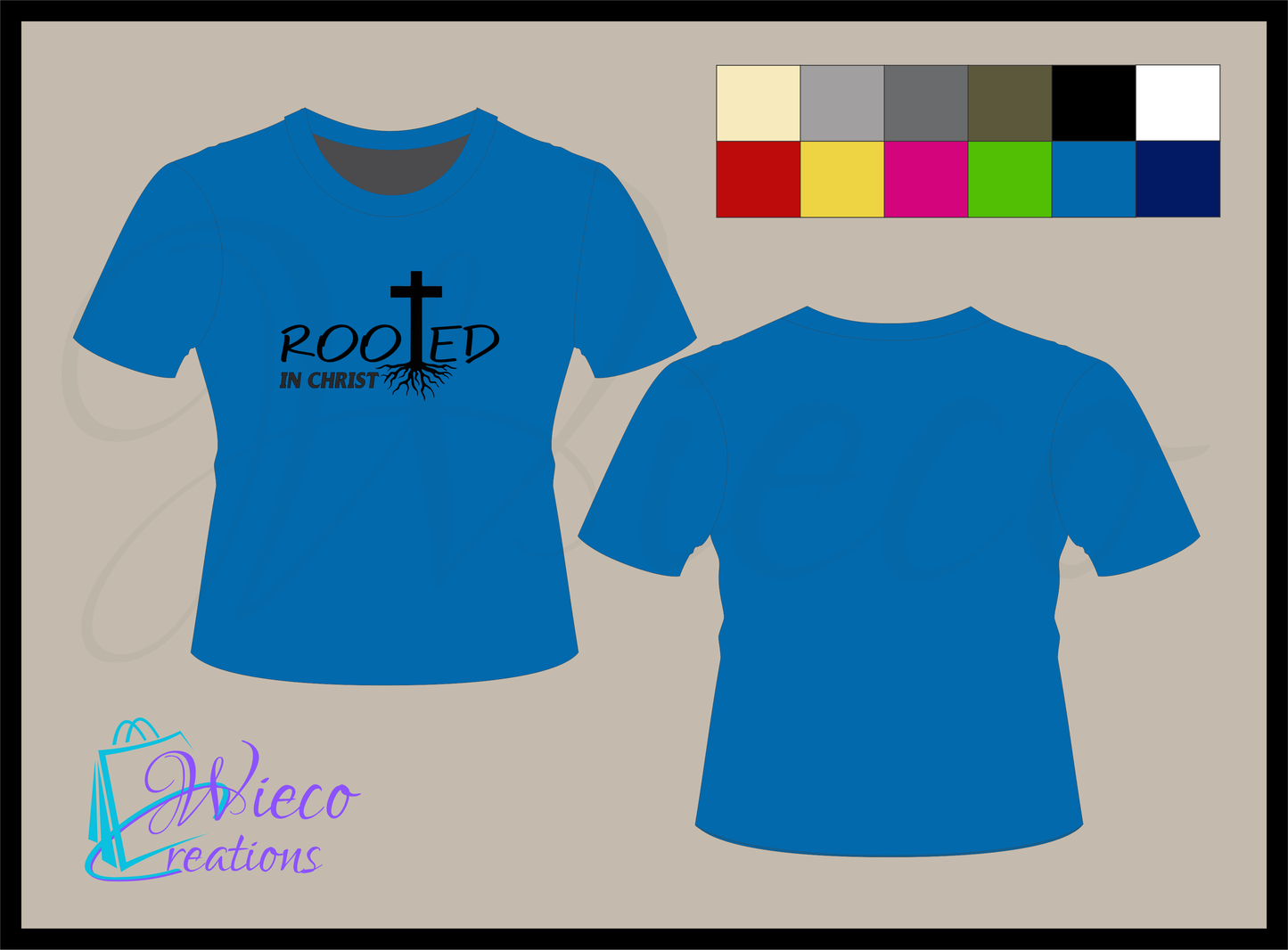 Rooted in Christ Babies and Toddlers T Shirt