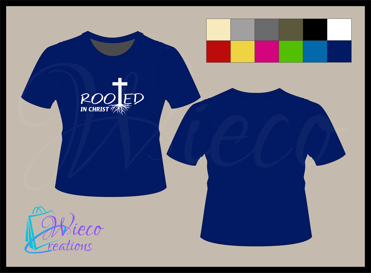 Rooted in Christ Babies and Toddlers T Shirt