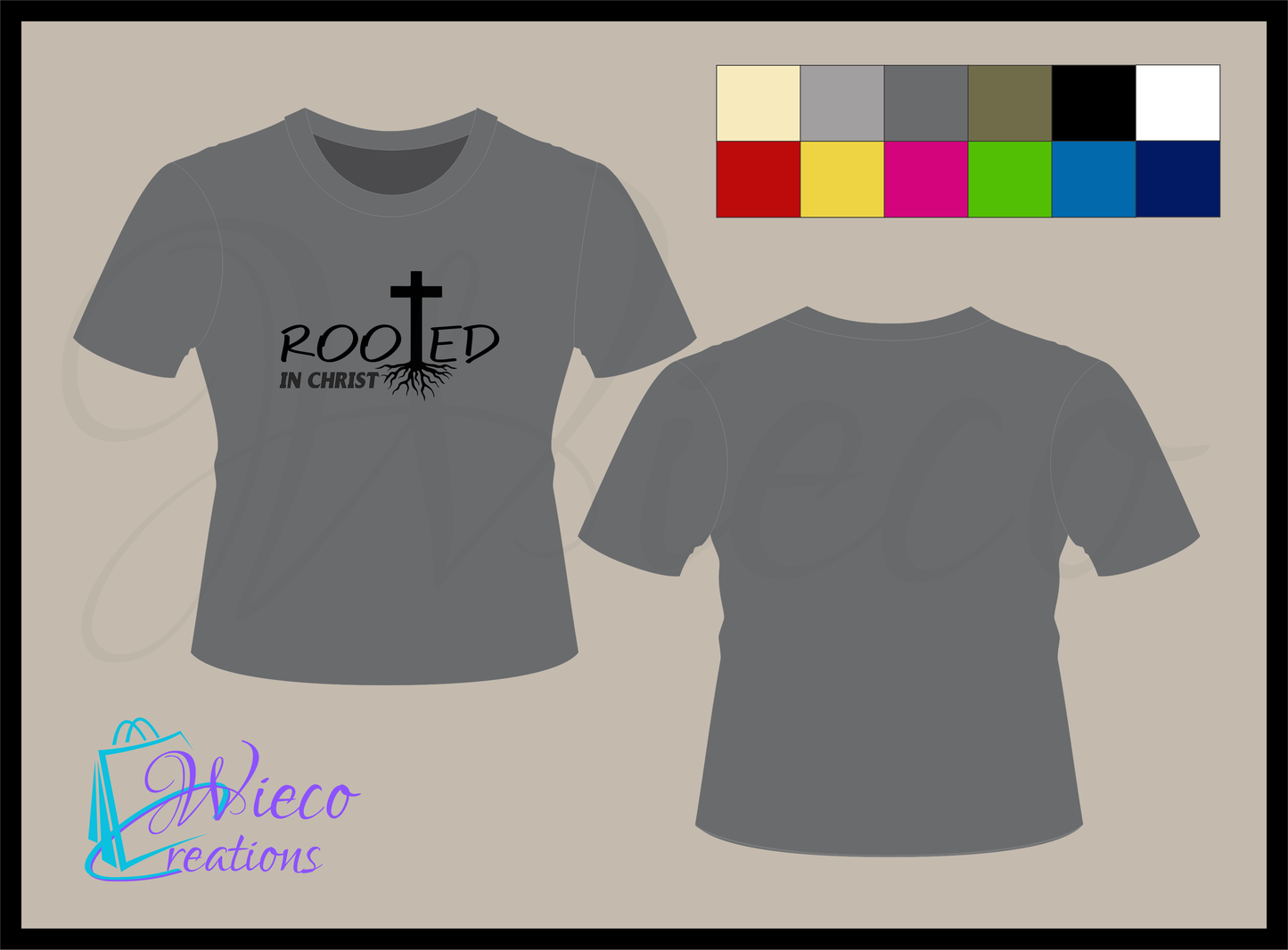 Rooted in Christ Babies and Toddlers T Shirt