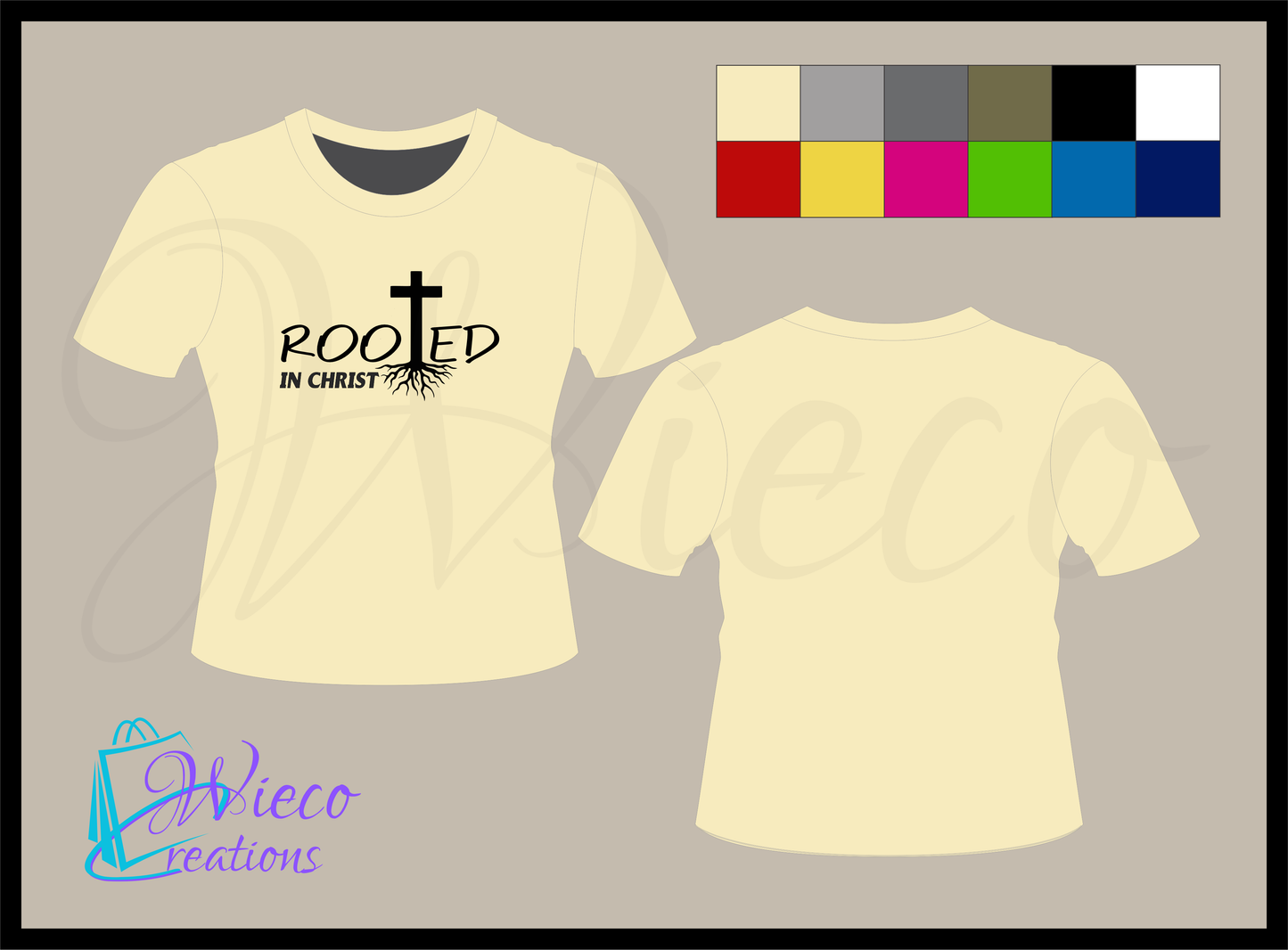 Rooted in Christ Babies and Toddlers T Shirt