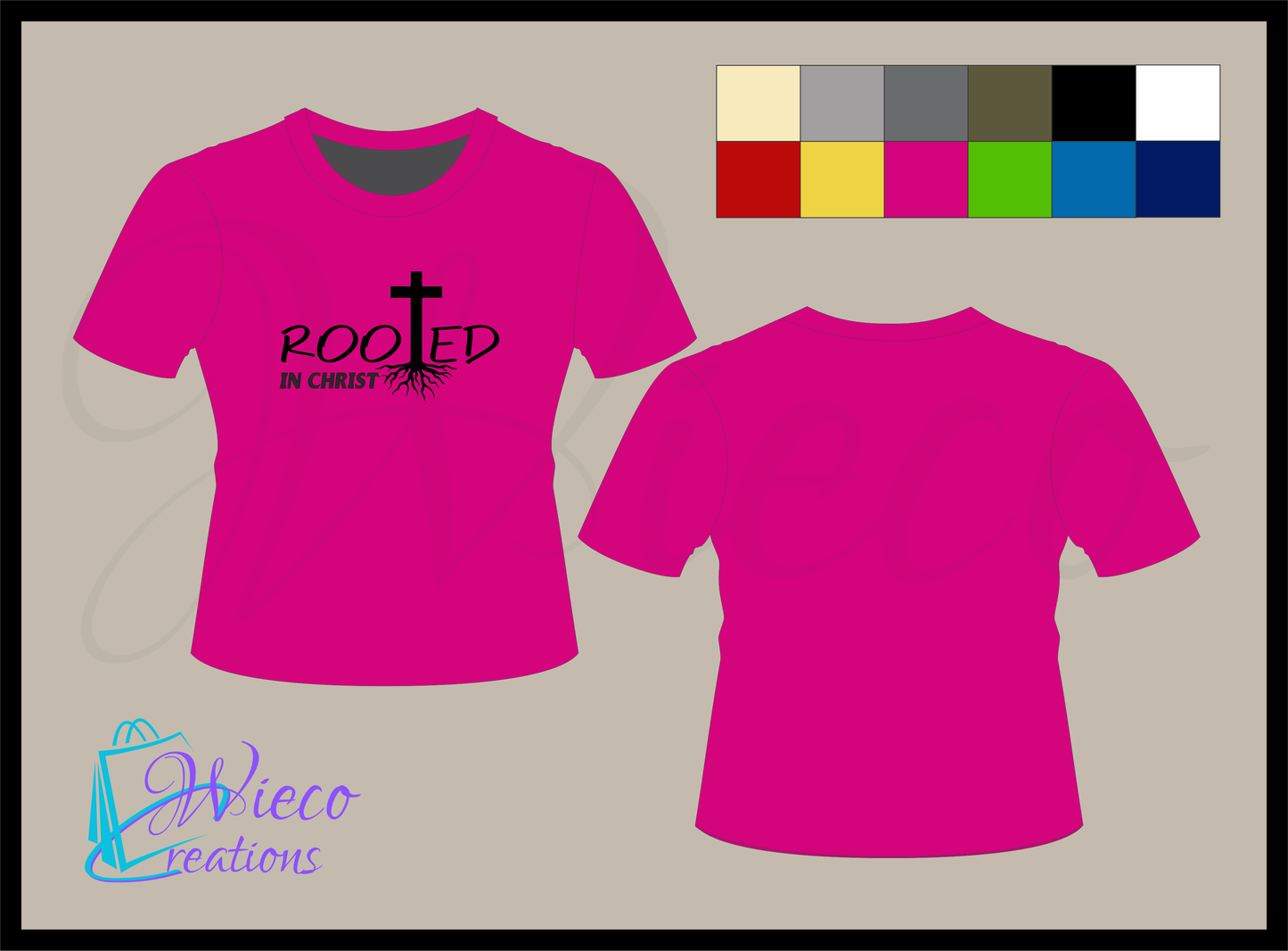 Rooted in Christ Babies and Toddlers T Shirt