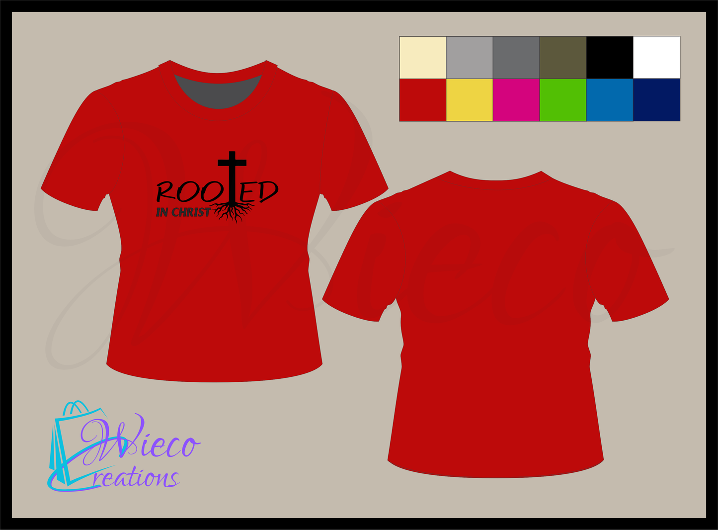 Rooted in Christ Babies and Toddlers T Shirt