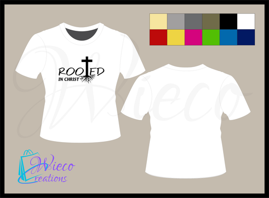 Rooted in Christ Babies and Toddlers T Shirt