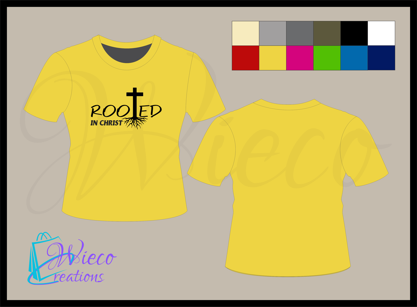 Rooted in Christ Babies and Toddlers T Shirt