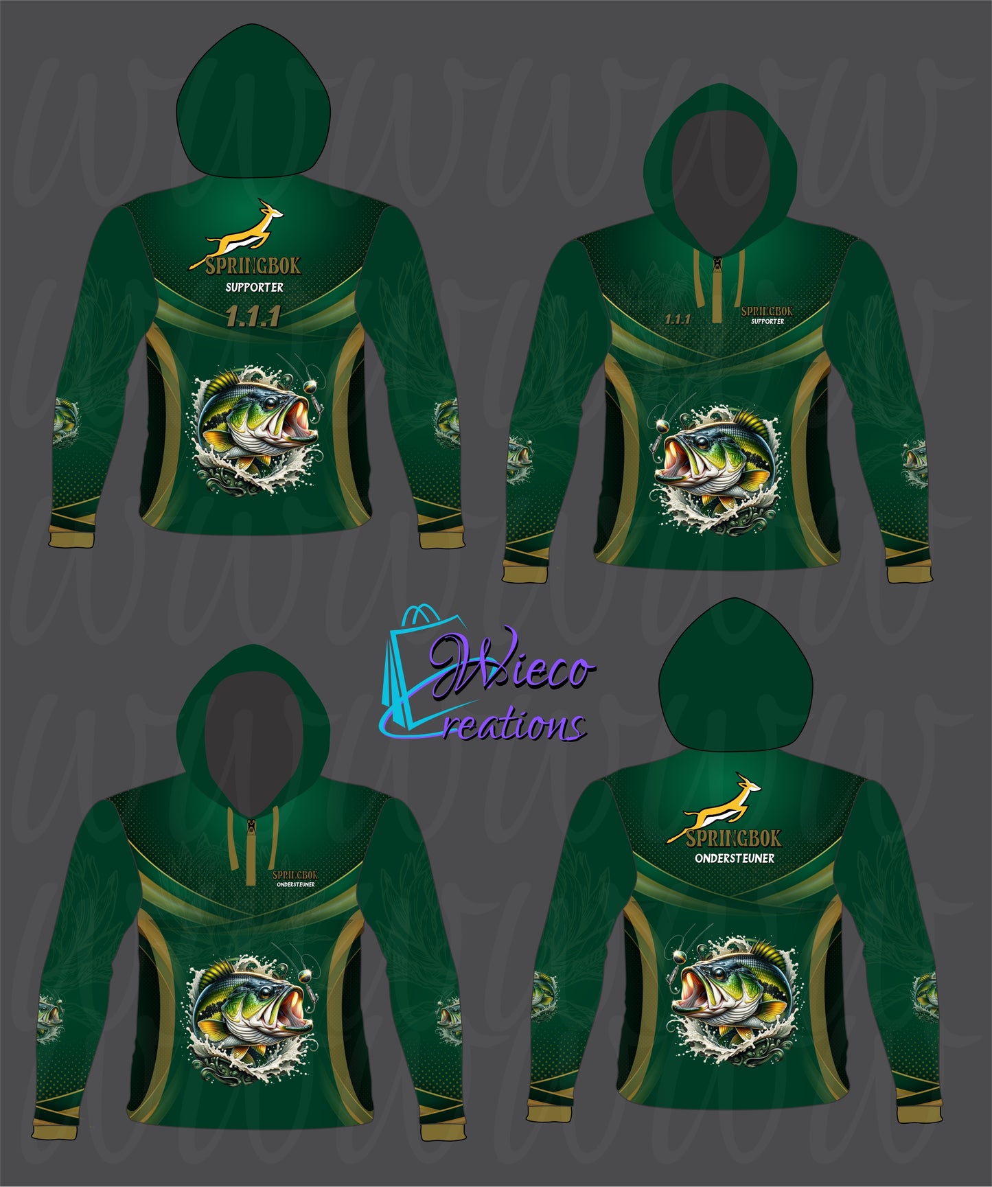 Kids Springbok Bass Hoodie