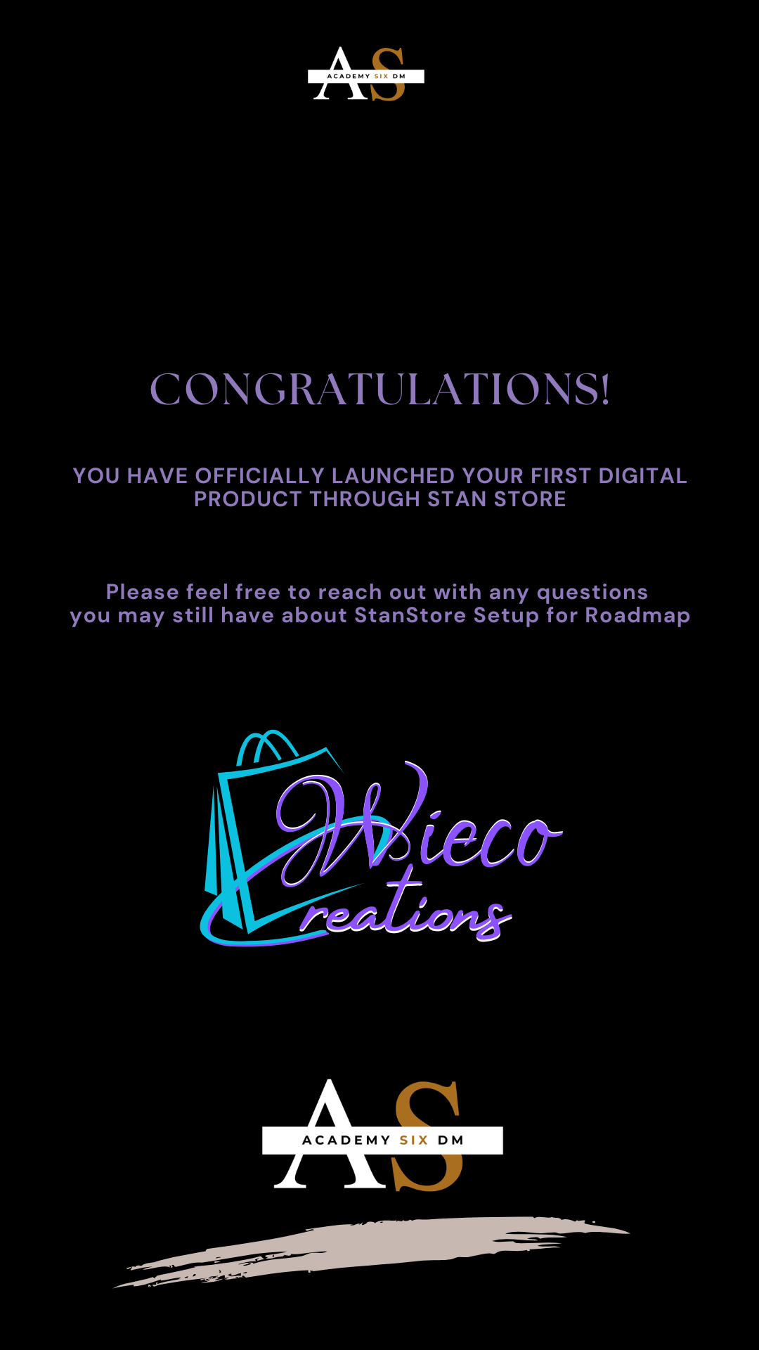 Setup your Stan Store for Academy 6 DM