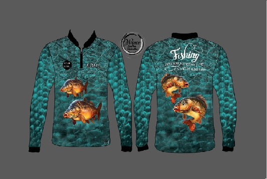 Kids Carp Camo Turquoise