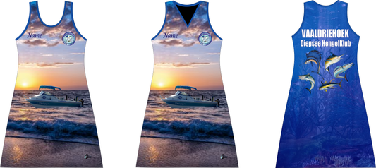 Vaaldriehoek Diepsee Hengelklub Normal Back Dress