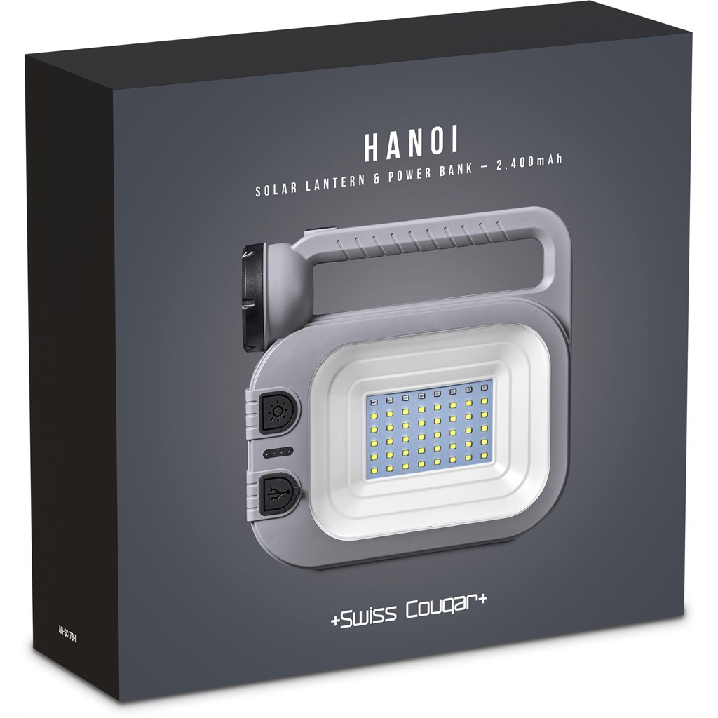 Swiss Cougar Hanoi Solar Lantern & Power Bank - 2 400mAh - Image 7