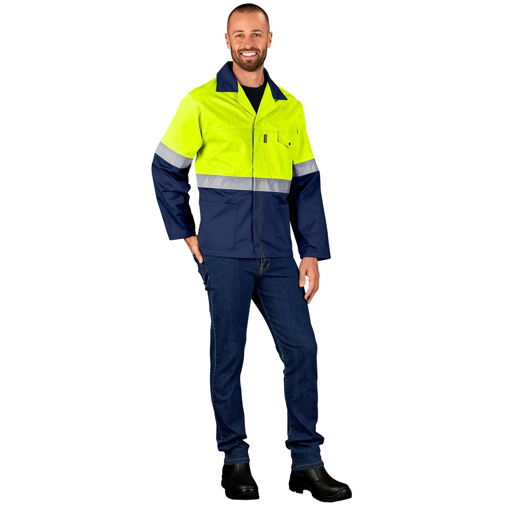 Traffic Premium Two-Tone Hi-Viz Reflective Jacket - Image 7