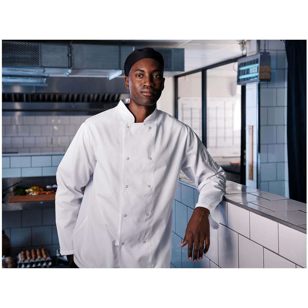 Unisex Long Sleeve Zest Chef Jacket - Image 4