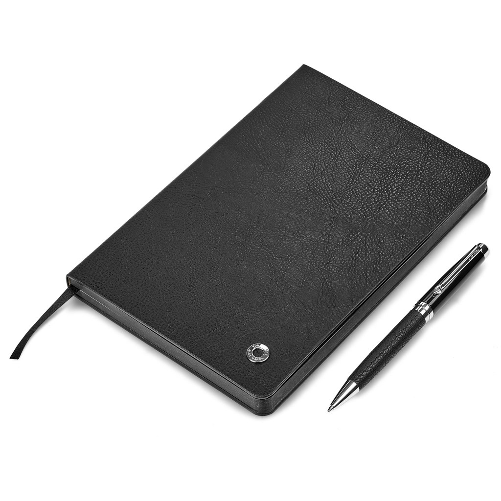 Alex Varga Corinthia Hard Cover Notebook & Pen Set - Image 2
