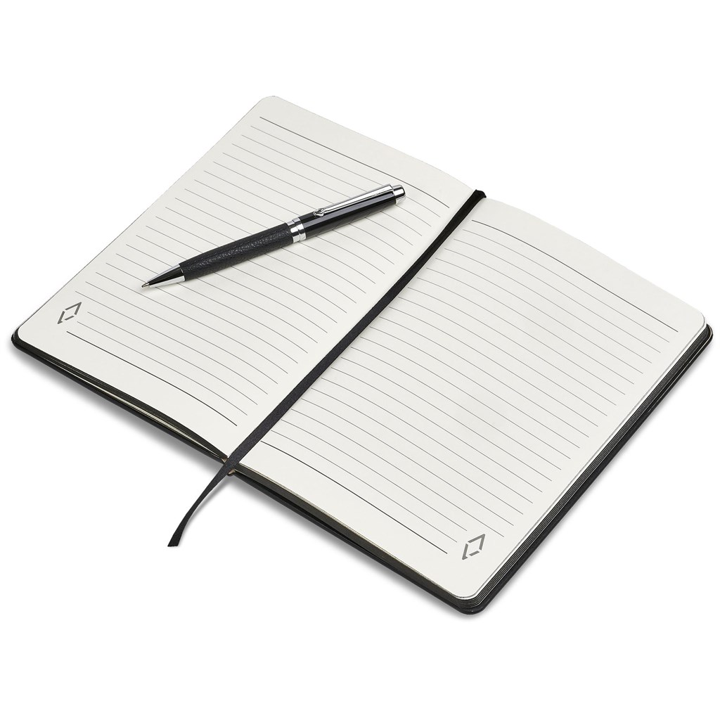 Alex Varga Corinthia Hard Cover Notebook & Pen Set - Image 9