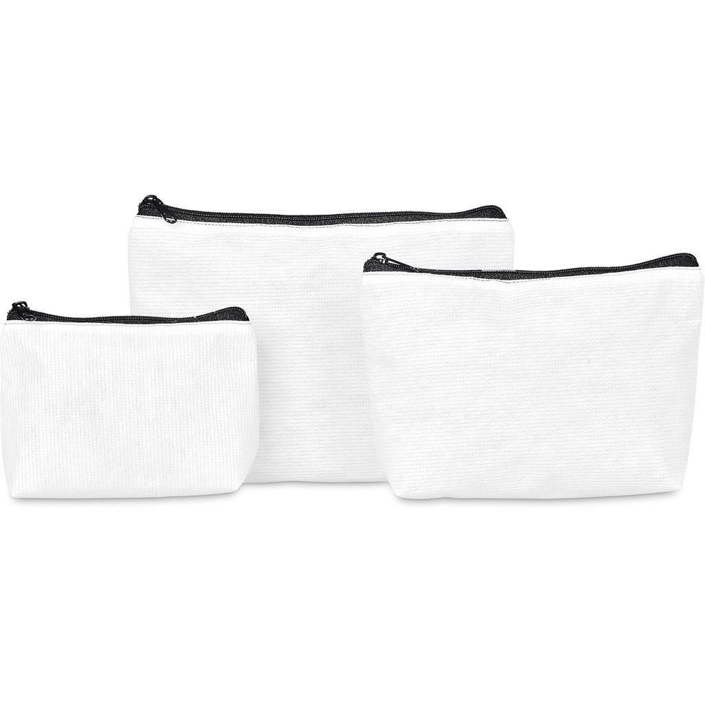 Hoppla Leanne Recycled PET Stitch-Bond Mini Toiletry Bag - Image 7