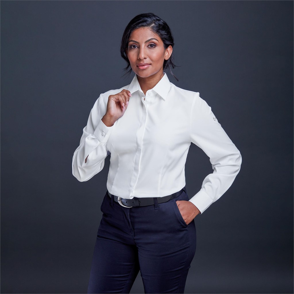 Ladies Long Sleeve Alex Varga Sorrento Shirt - Image 3
