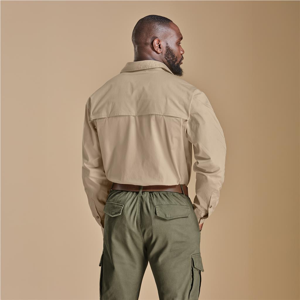 Mens Long Sleeve Mawenzi Twill Shirt - Image 5