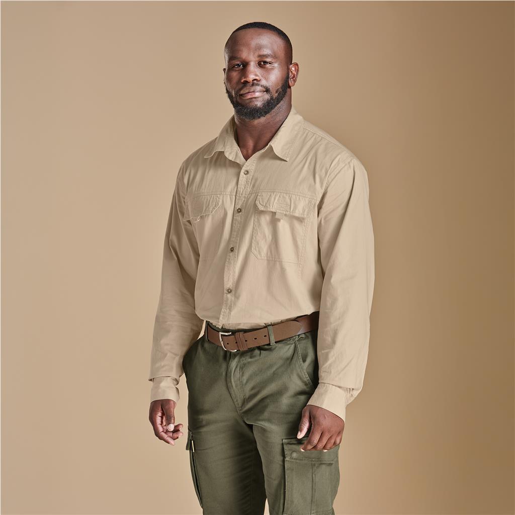 Mens Long Sleeve Mawenzi Twill Shirt - Image 4
