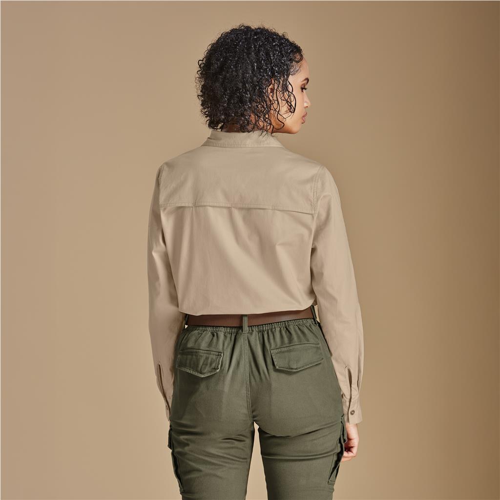 Ladies Long Sleeve Mawenzi Twill Shirt - Image 3