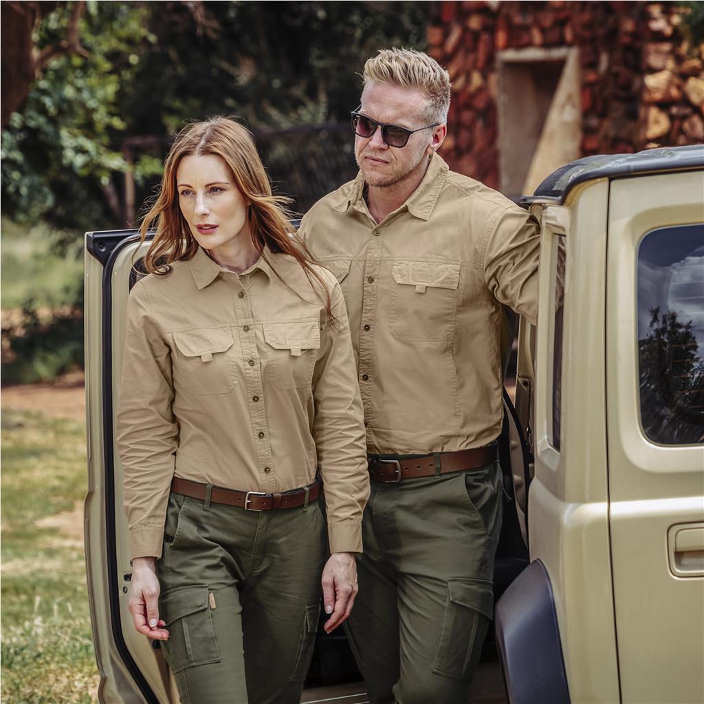 Ladies Long Sleeve Mawenzi Twill Shirt - Image 5