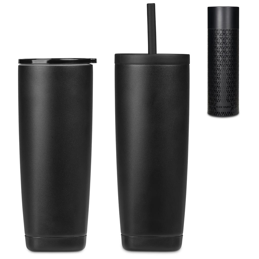 Alex Varga Aurelian Stainless Steel 2-in-1 Vacuum Tumbler & Straw - 530ml - Image 7