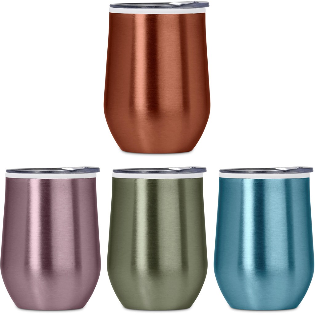 Serendipio Vogue Madison Stainless Steel & Plastic Double-Wall Tumbler - 350ml - Image 2