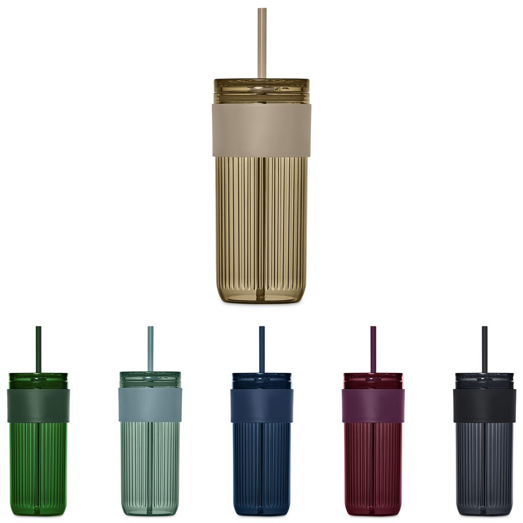 Serendipio Mayfair Plastic Tumbler & Straw – 650ml - Image 5
