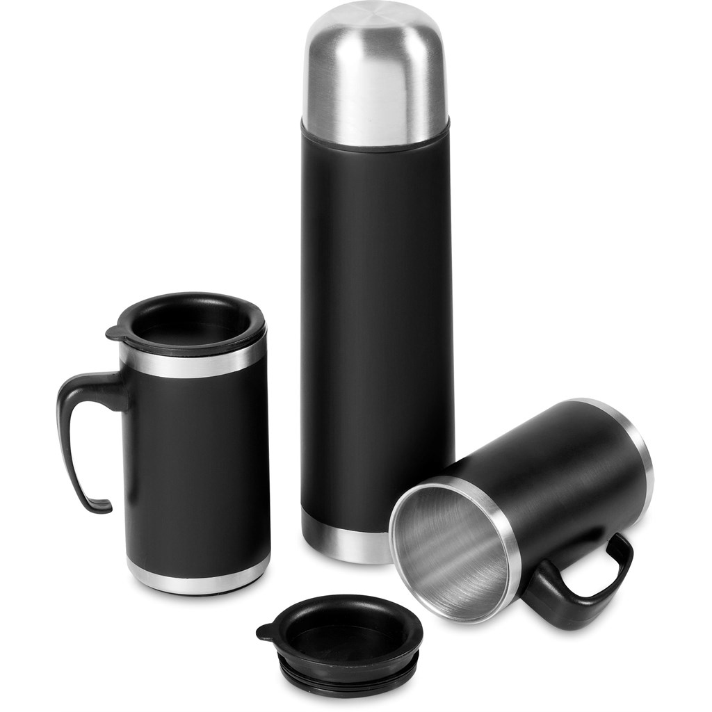 Altitude Cardinal Stainless Steel Vacuum Flask & Mug Set - Image 4