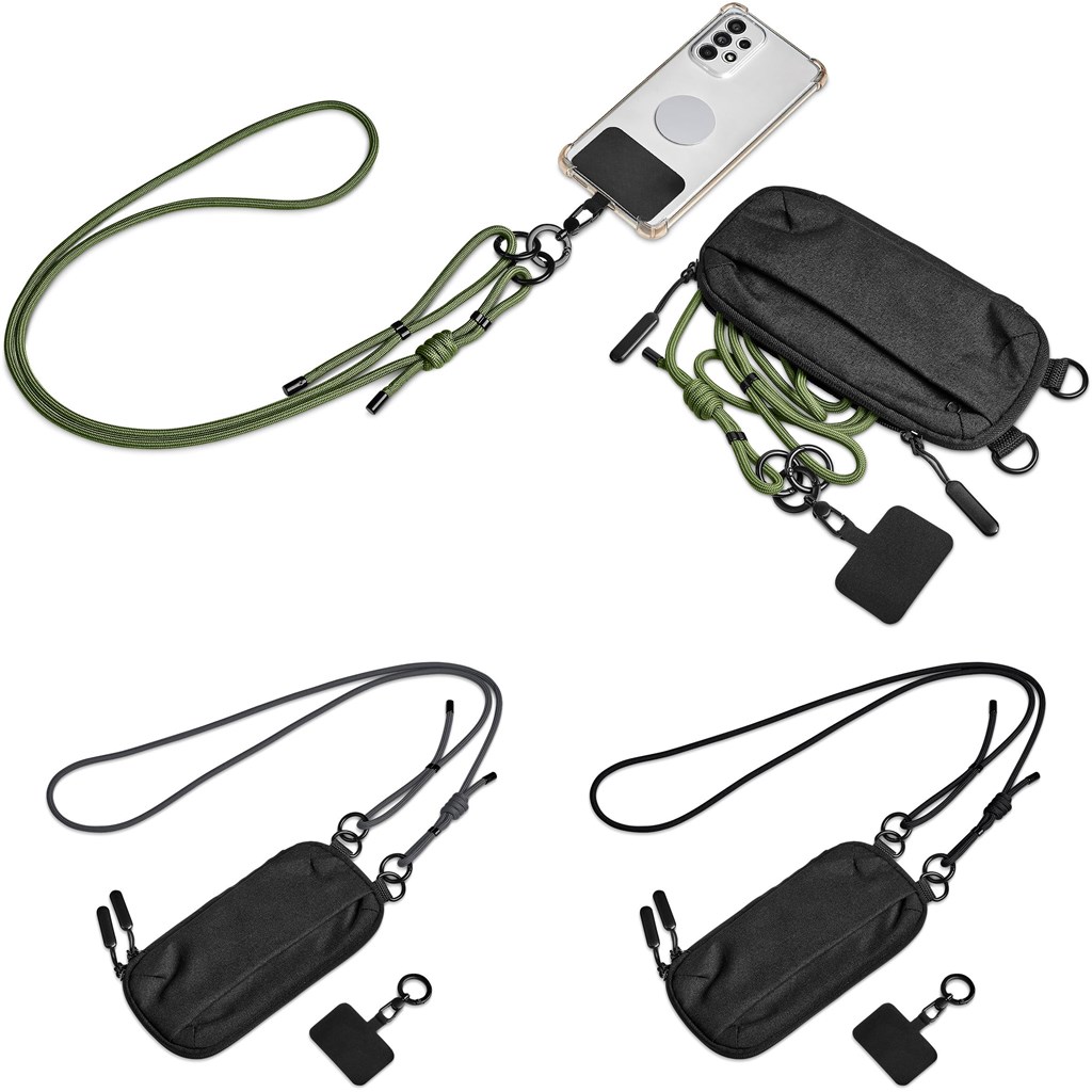 Altitude Glam Recycled PET Crossbody Bag & Phone Strap - Image 10