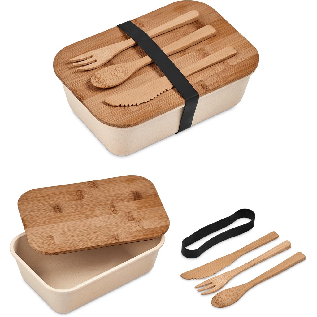 Kooshty Natura Plus Bamboo Fibre Lunch Box Set - Image 6