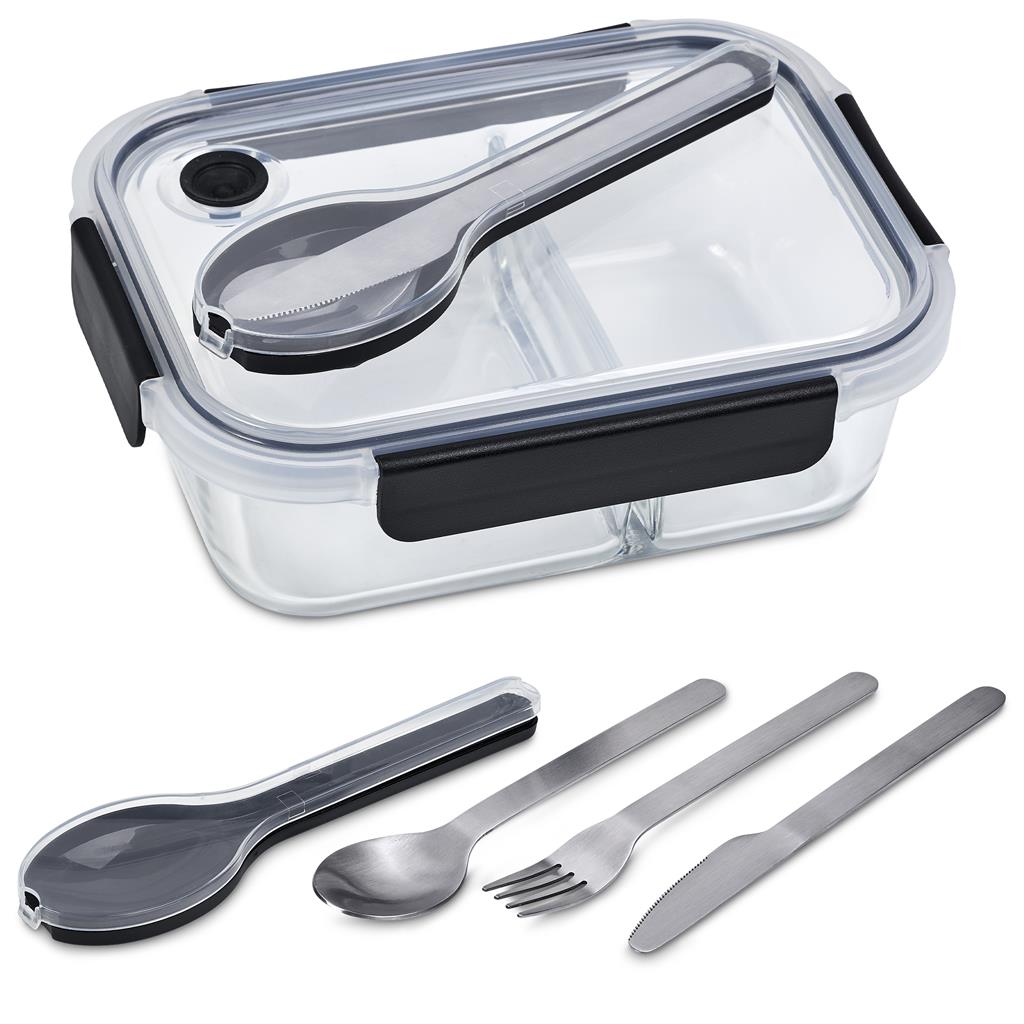 Serendipio Mealmate Lunch Box & Cutlery Set - Image 3