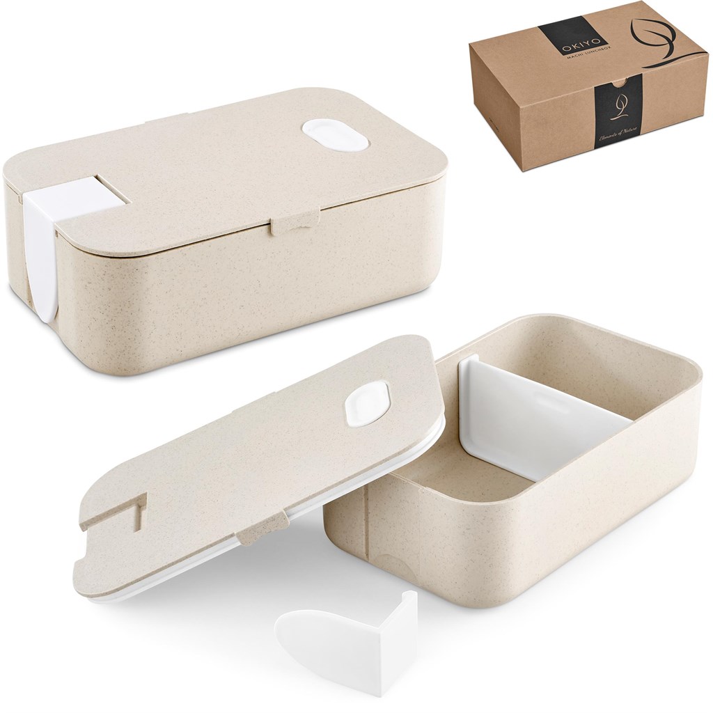 Okiyo Machi Wheat Straw Lunch Box - Image 3