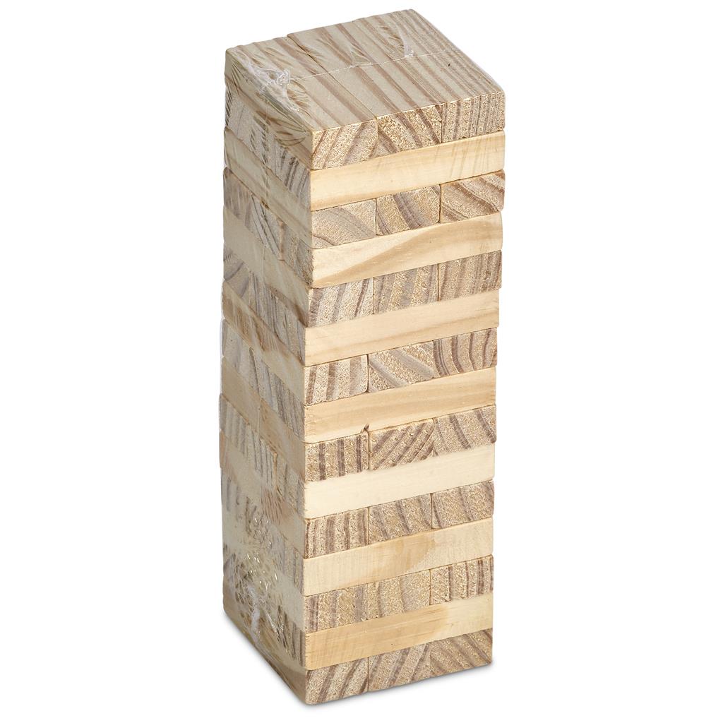 Altitude Tumble Wooden Block Tower Game - Image 2