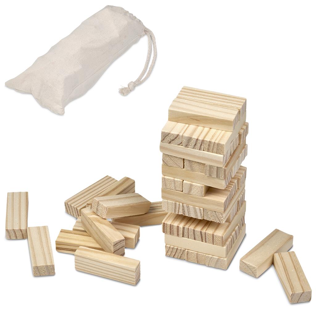 Altitude Tumble Wooden Block Tower Game - Image 3