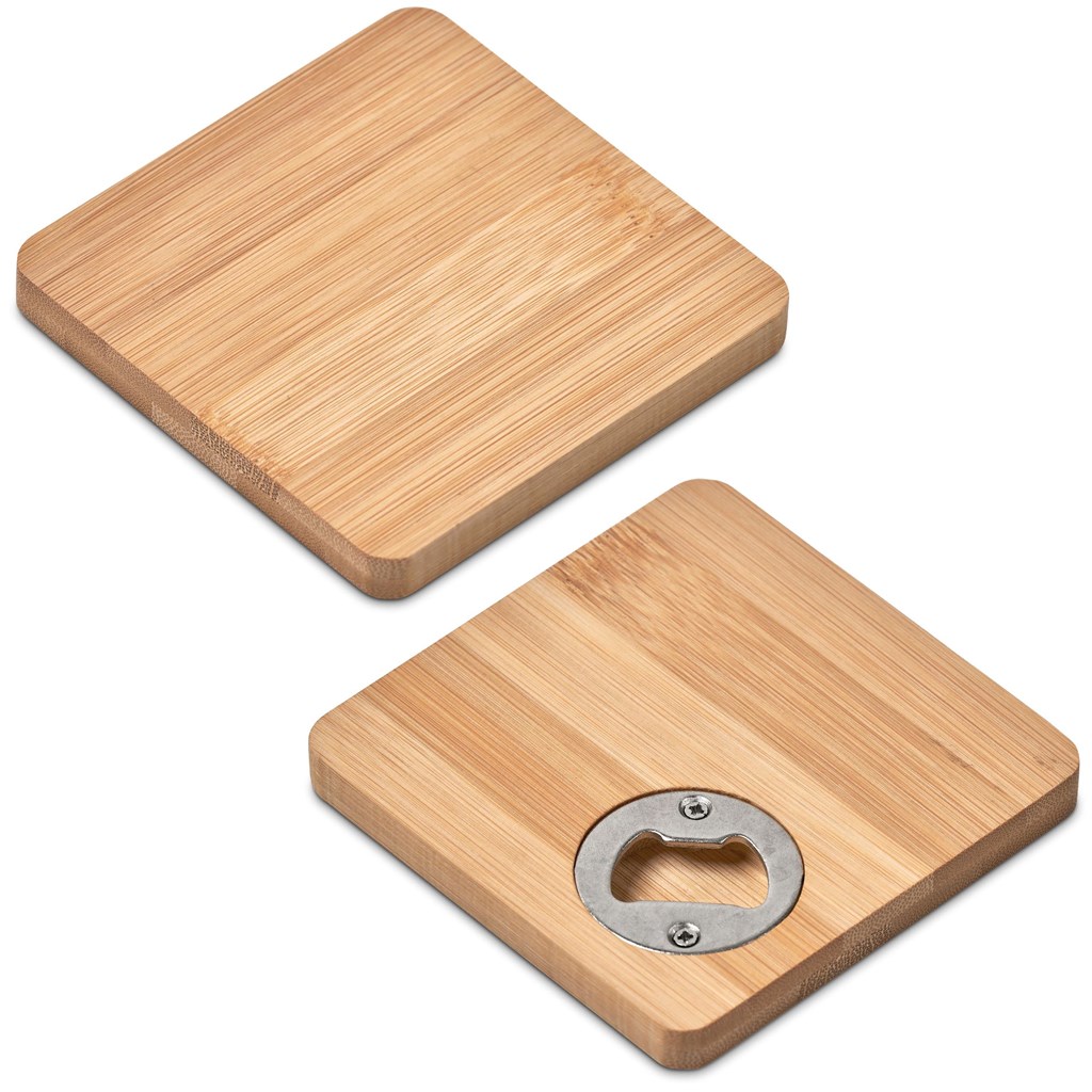 Altitude Drifter Bamboo Bottle Opener Coaster - Image 7