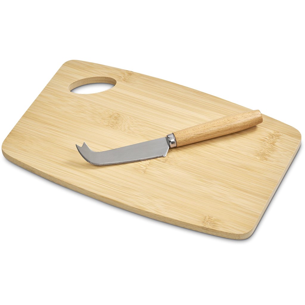 Okiyo Edamu Bamboo Cheese Board Set - Image 5