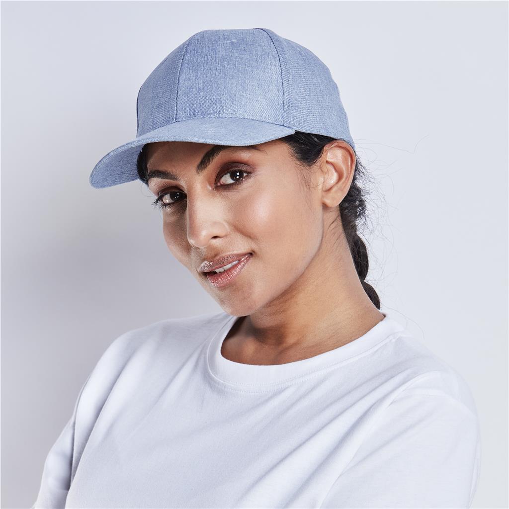 Austin Linen Cap - 6 Panel - Image 3