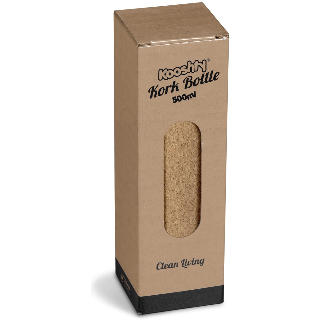 Kooshty Kork Glass Water Bottle - 500ml - Image 7