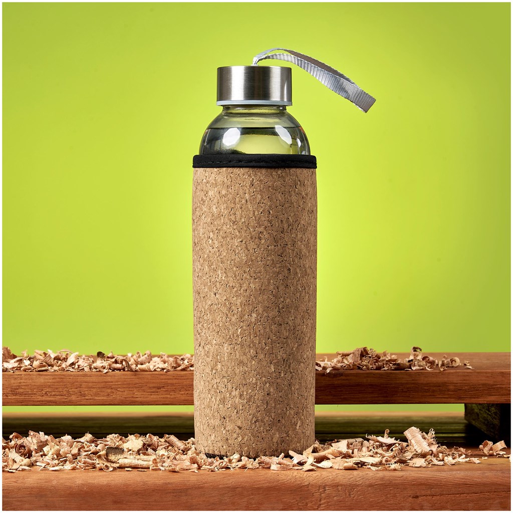 Kooshty Kork Glass Water Bottle - 500ml - Image 8